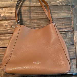 Kate Spade Leila Satchel Warm Gingerbread
